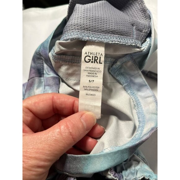 Athleta Girls Tie-Dye Athletic Shorts Size S/7 - Picture 8 of 9